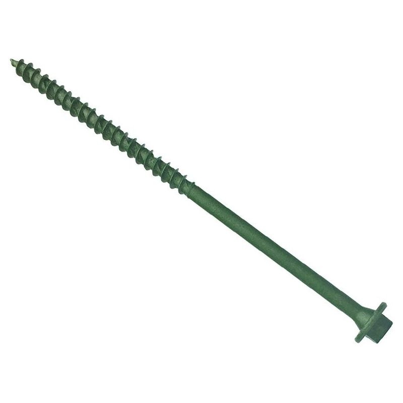 Forgefix Hexagonal/TORX Compatible Timber T30 Screws Green 7x100mm Tub 50
