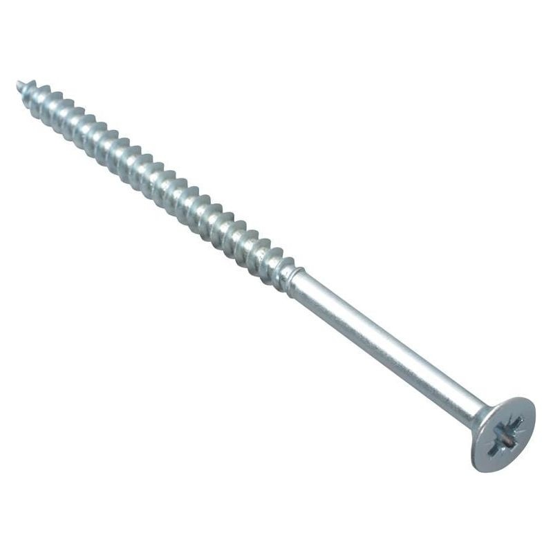 Forgefix Multi-Purpose Pozi Compatible Screw CSK ST ZP 5 x 90mm Box 100