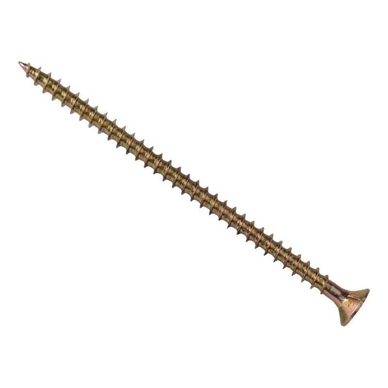 Forgefix Multi-Purpose Pozi Compatible Screw CSK ST ZYP 5.0 x 90mm Box 100