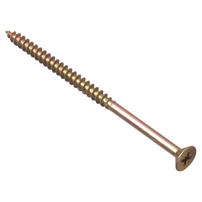 Forgefix Multi-Purpose Pozi Compatible Screw CSK ST ZYP 6.0 x 90mm Box 100