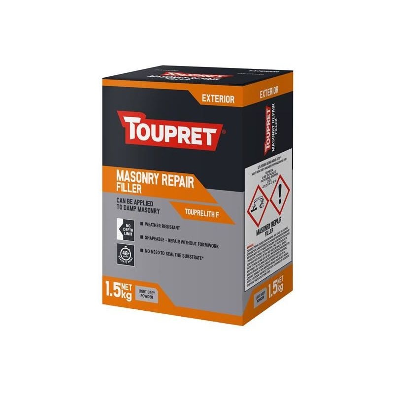 Toupret Exterior Masonry Repair Filler 1.5kg