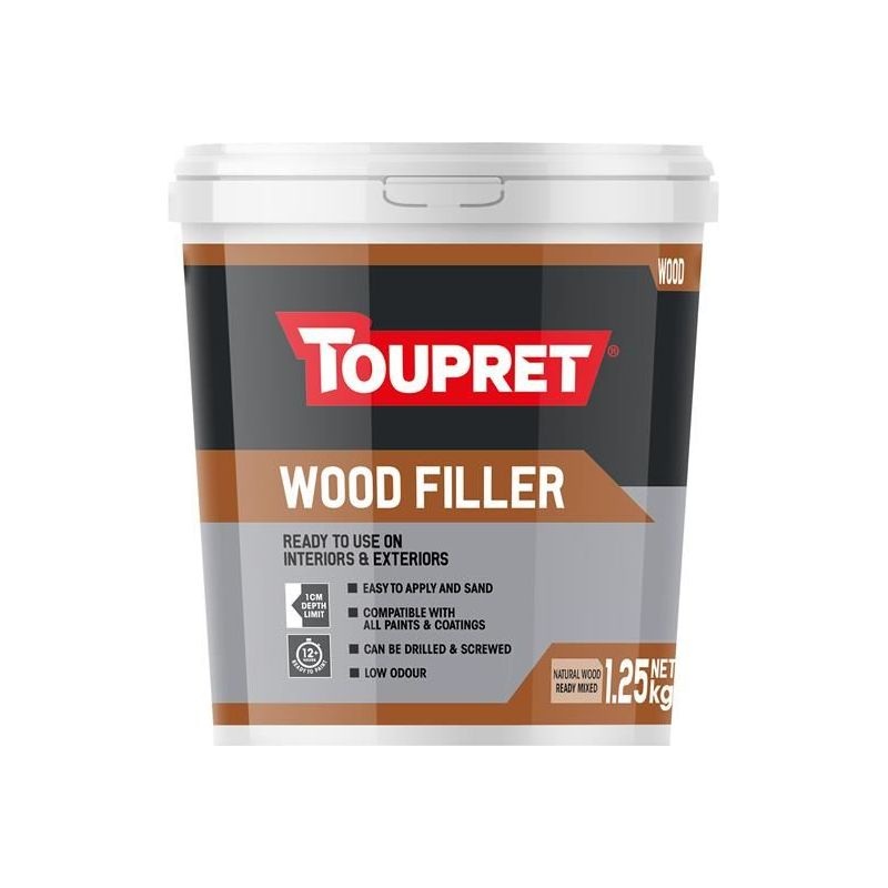 Toupret Wood Filler Natural Wood 1.25kg