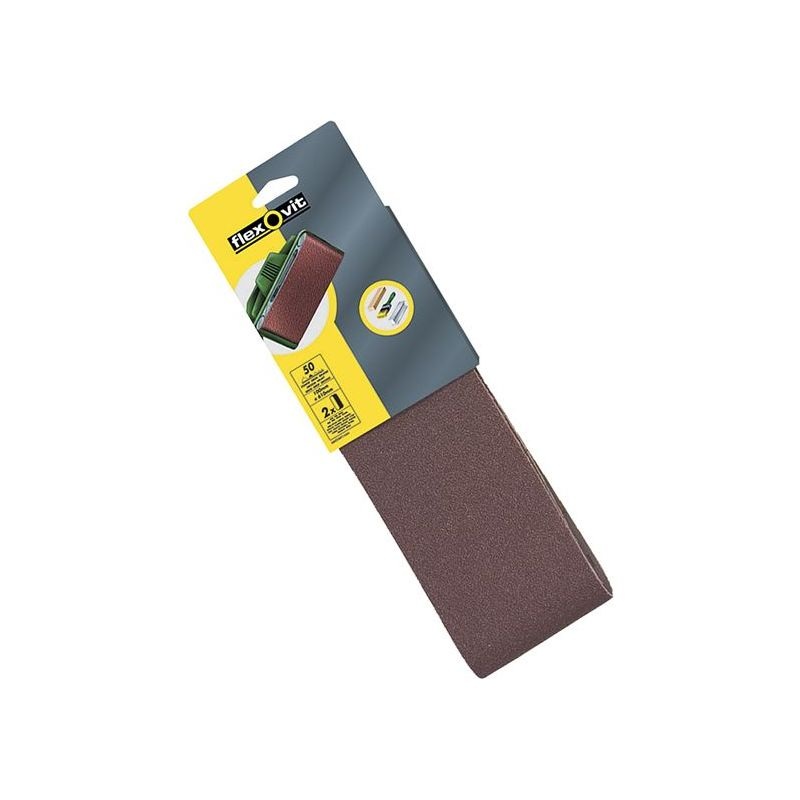 Flexovit Cloth Sanding Belt 610 x 100mm Assorted (Pack 6)
