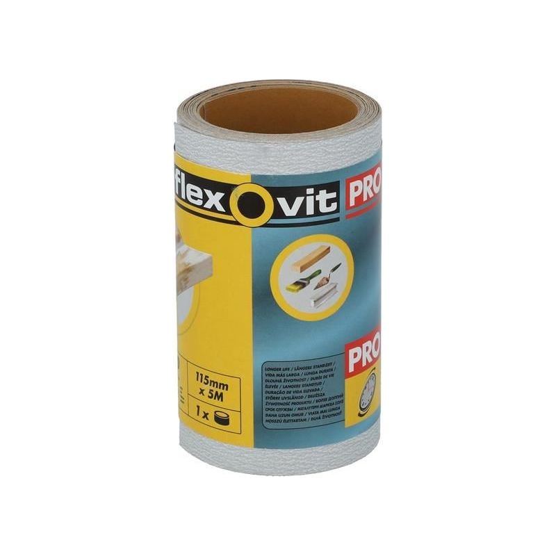 Flexovit High Performance Finishing Sanding Roll 115mm x 5m 320G