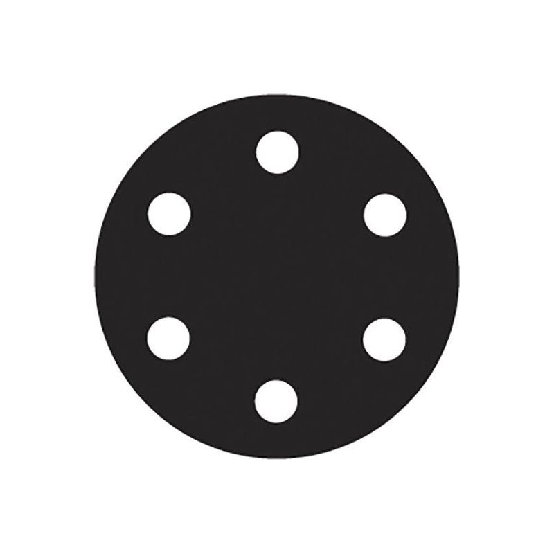 Flexovit Hook & Loop Sanding Disc 150mm Fine 120G (Pack 6)