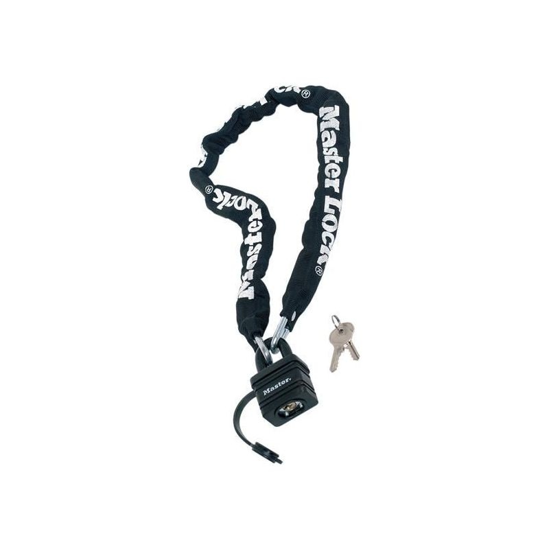 Master Lock Weather Tough 40mm Padlock & Chain 90cm x 6mm