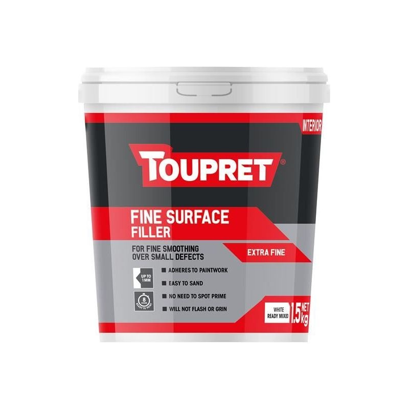 Toupret Fine Surface Filler 1.5kg