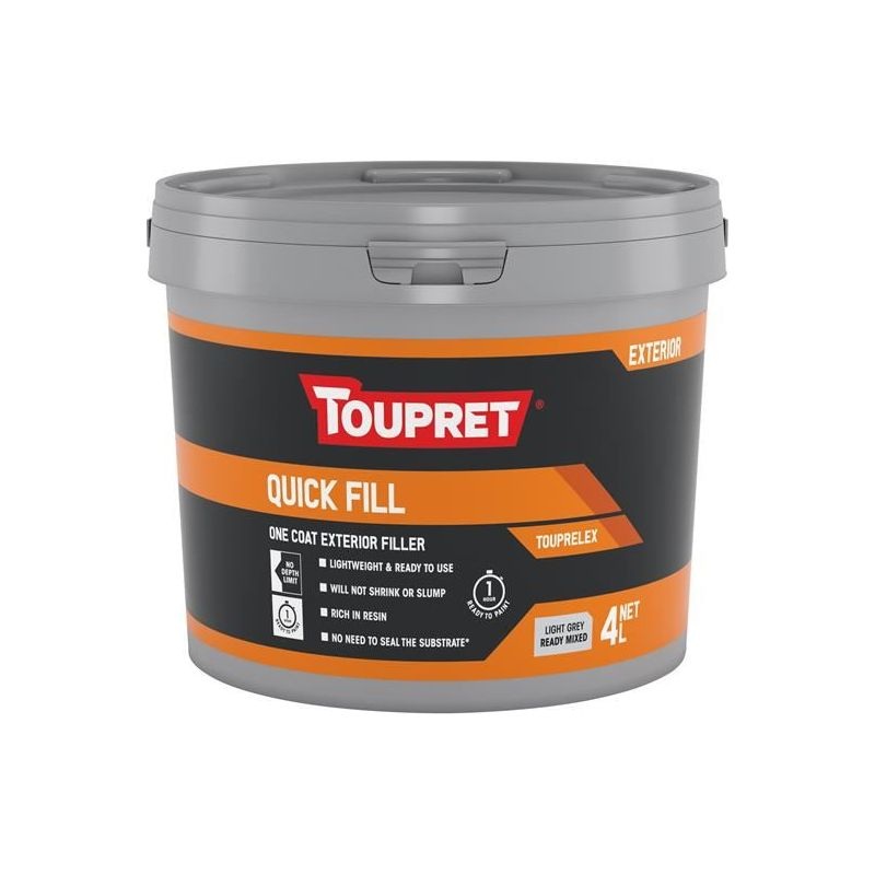 Toupret Quick Fill (Exterior) 4 litre