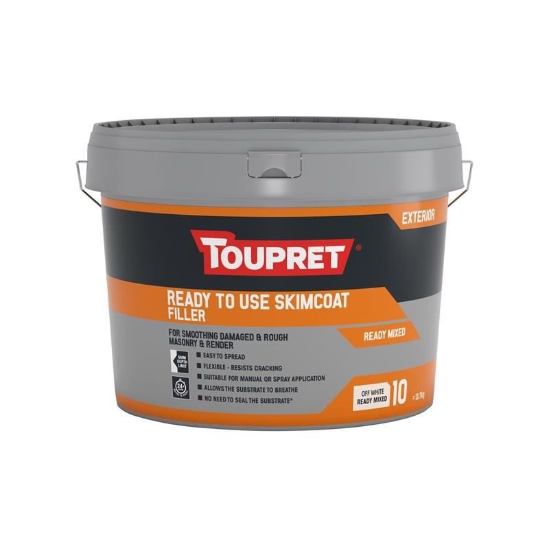 Toupret Ready to use Skimcoat Filler 10kg