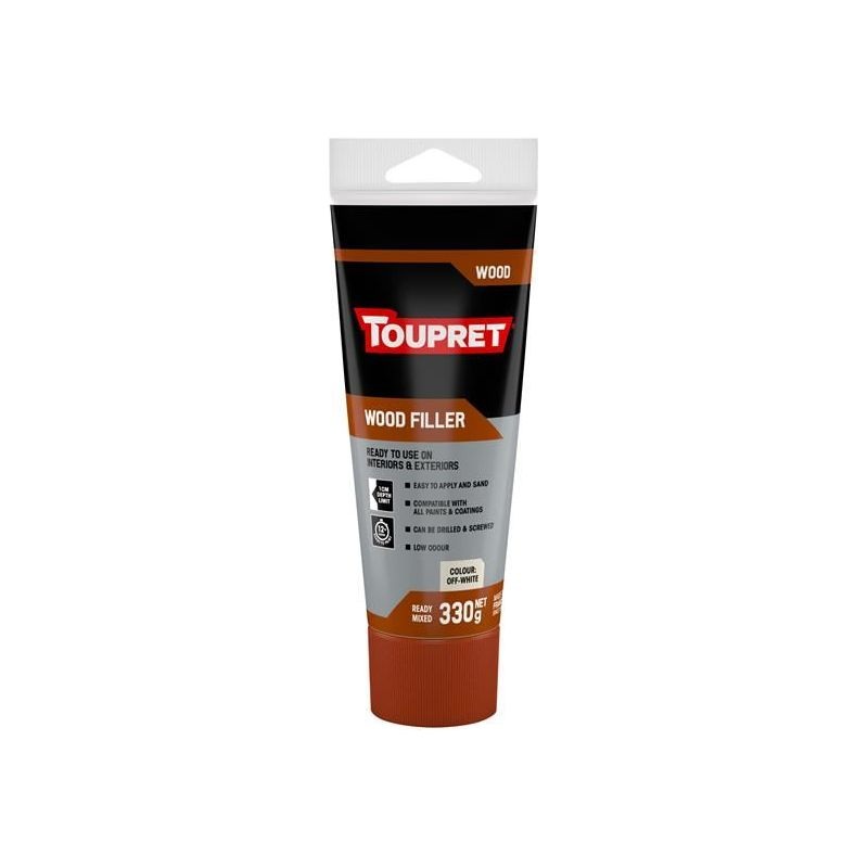 Toupret Wood Filler Off-White 330g