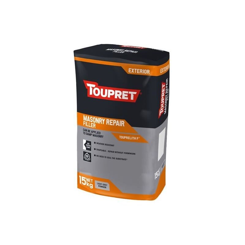 Toupret Exterior Masonry Repair Filler 15kg