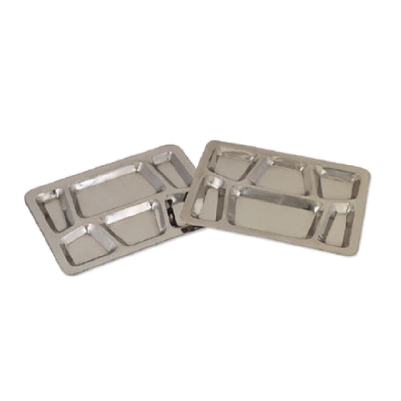 Alegacy Foodservice Products 1216SS Mess Tray 12 X 16 6-compartment