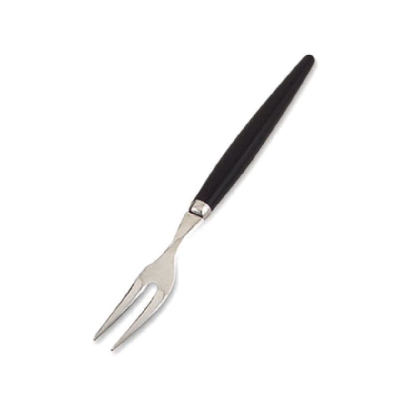 Alegacy Foodservice Products 3010 Snail Fork 7 Stainless Steel With Black Plastic Handle