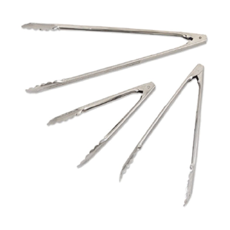 Alegacy Foodservice Products 3513EH Spring Tongs 16L Scalloped Edge