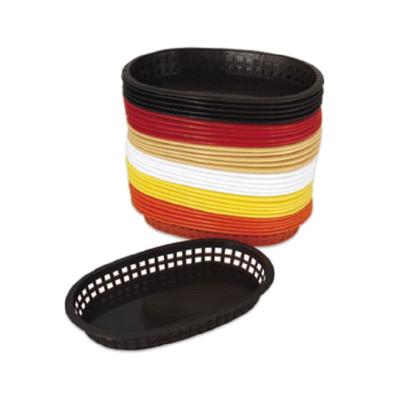 Alegacy Foodservice Products 496FR Fast Food Basket 10-3/4 X 7 X 1-1/2 Oval