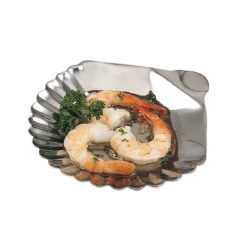 Alegacy Foodservice Products 51146 Seafood Shell 5-1/2 Stainless Steel