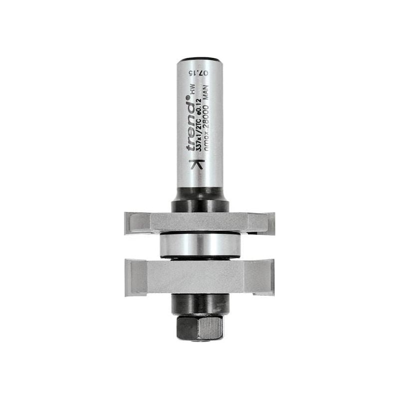 Trend 337 x 1/2 TCT Tongue & Groove Set 6.35mm x 10.0mm