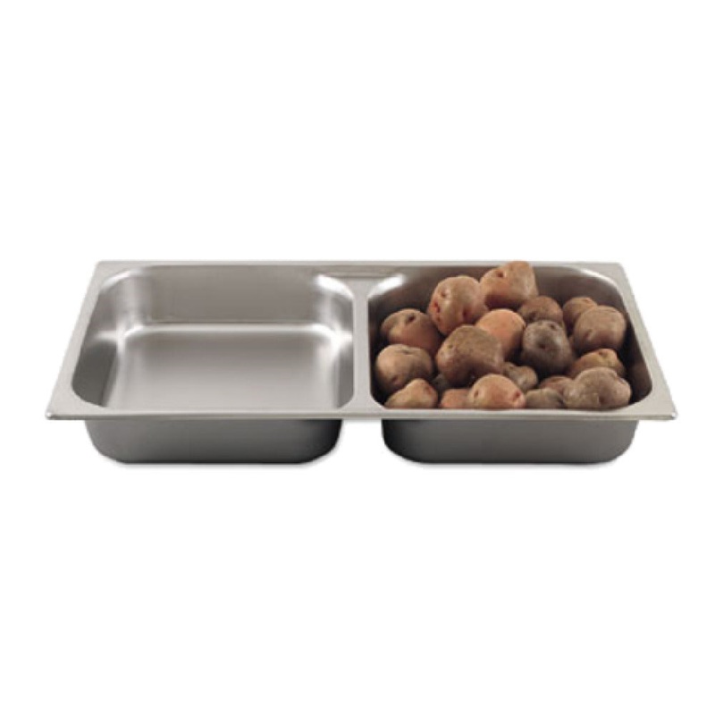 Alegacy Foodservice Products 8002DV Rest-Rite Steam Table Pan Full Size Divided