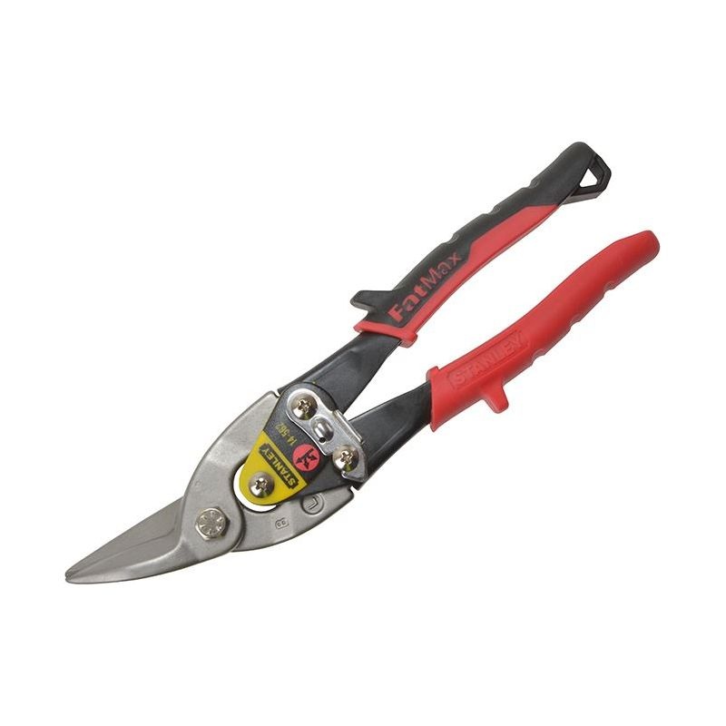 Stanley Hand Tools Red Aviation Snips Left Cut 250mm (10in)
