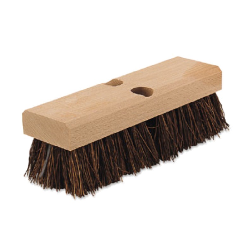 Alegacy Foodservice Products 909 Deck Scrub Brush 10 X 2-3/4 Stiff Palmyra Fibre With Hardwood Block