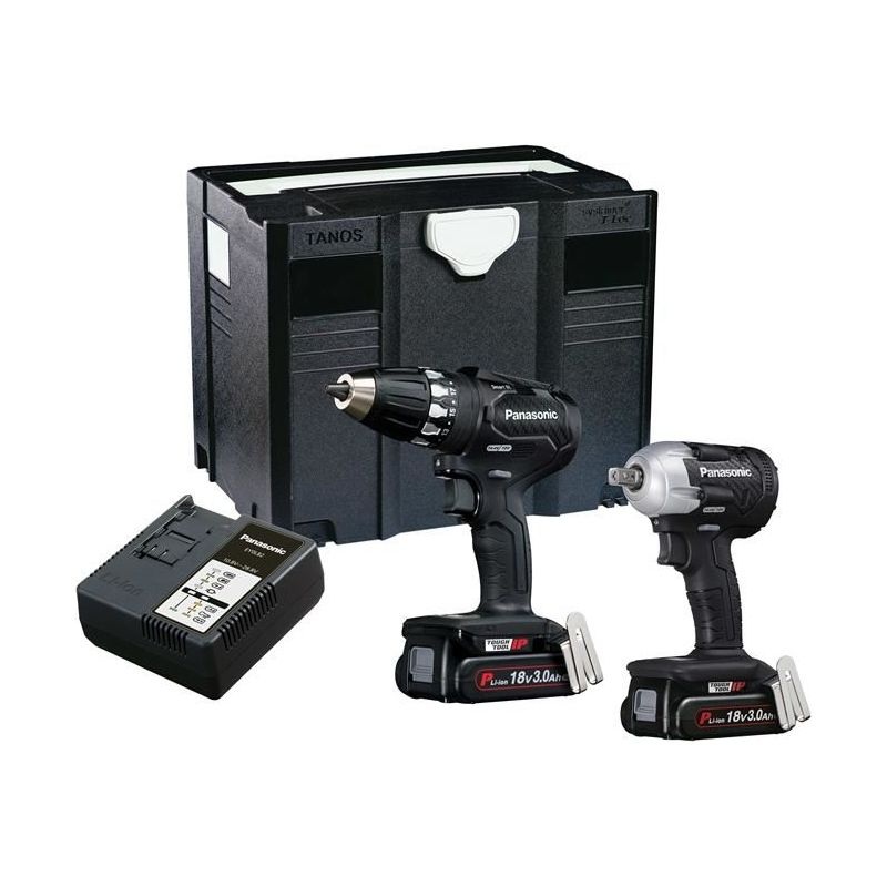 Panasonic EYC232PN Twin Pack 18V 2 x 3.0Ah Li-ion