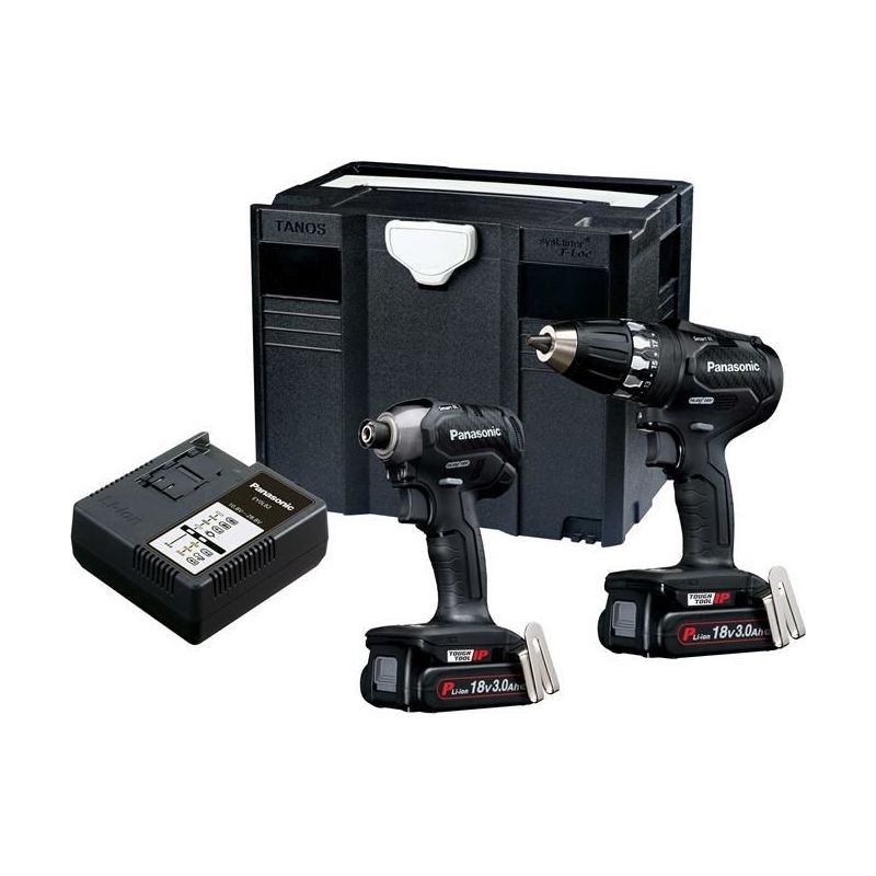 Panasonic EYC241PN2G3 Twin Pack 18V 2 x 3.0Ah Li-ion