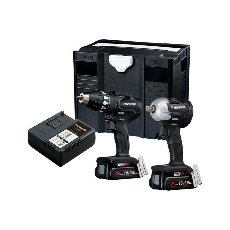 Panasonic EYC242PN2G31 Twin Pack 18V 2 x 3.0Ah Li-ion