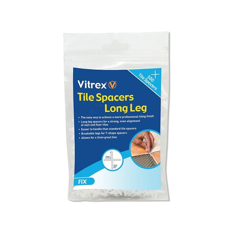Vitrex Long Leg Spacer 4mm (Pack 500)