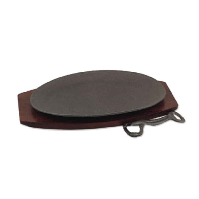 Alegacy Foodservice Products AL172C Platter & Underliner Set Includes 7-1/4 X 10-3/4 Heavy Cast Iron Platter And 5-1/4 Handle