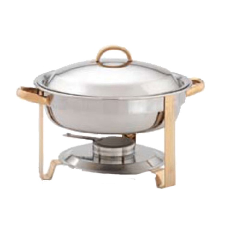 Alegacy Foodservice Products AL424GA Top-Shelf Chafing Dish 4 Qt. 15-1/4 X 12-1/2 X 11-3/4