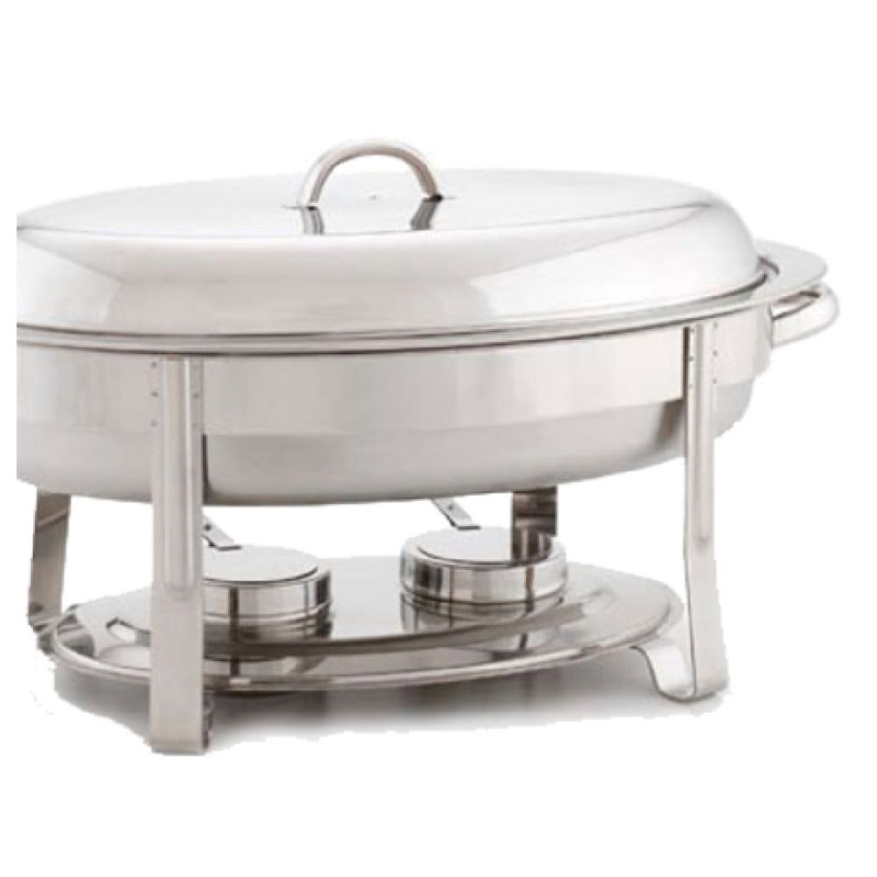 Alegacy Foodservice Products AL428A Top-Shelf Chafing Dish 6 Qt. 20-1/2 X 12-1/4 X 12-3/4