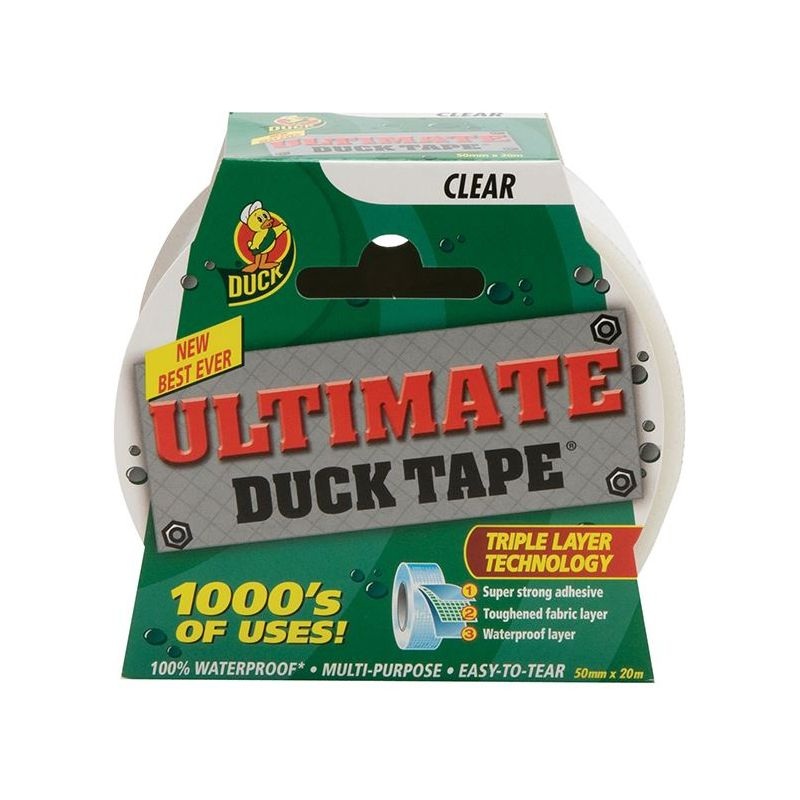Shurtape Duck Tape Ultimate 50mm x 20m Clear