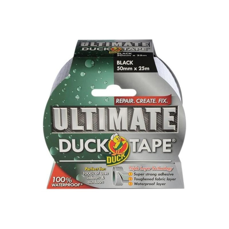 Shurtape Duck Tape Ultimate 50mm x 25m Black