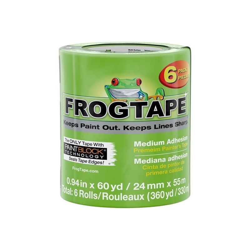 Shurtape FrogTape Multi-Surface Masking Tape 24mm x 55m (6 Pack)