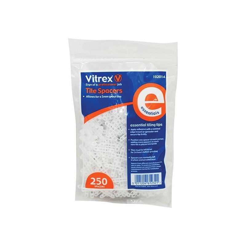Vitrex Essential Tile Spacers 5mm (Pack 250)