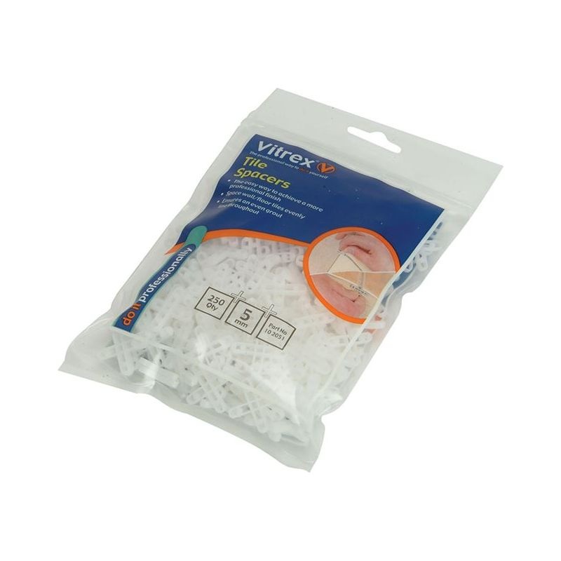 Vitrex Floor Tile Spacers 4mm (Pack 250)