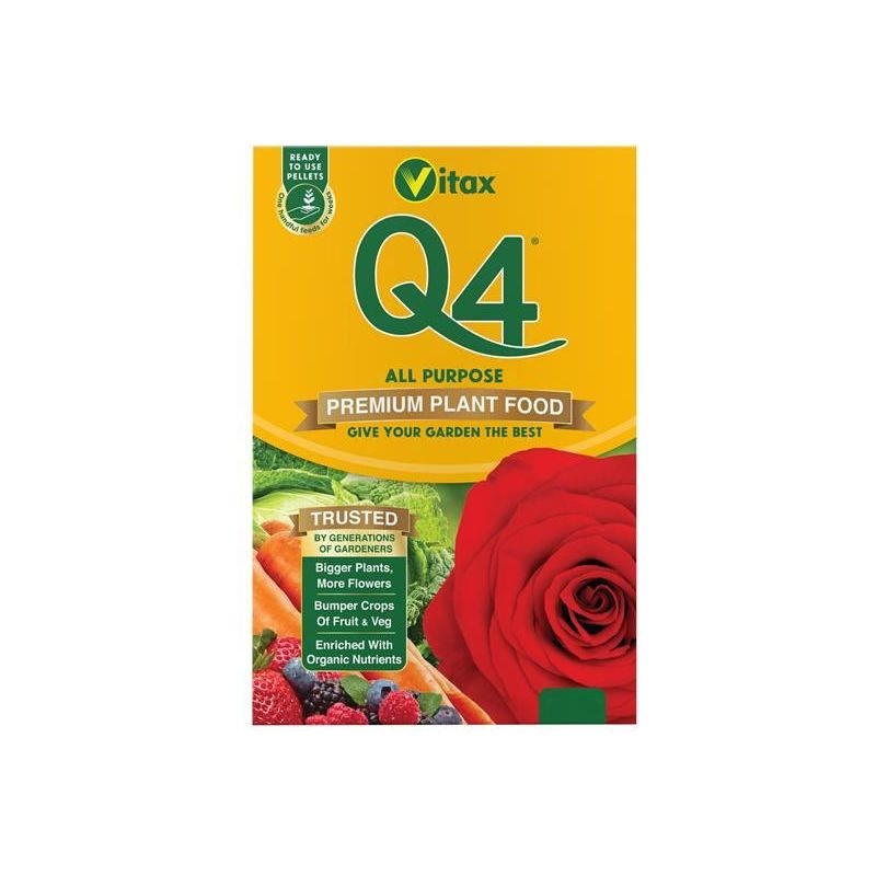 Vitax Q4 Pelleted Fertilizer 0.9kg Box