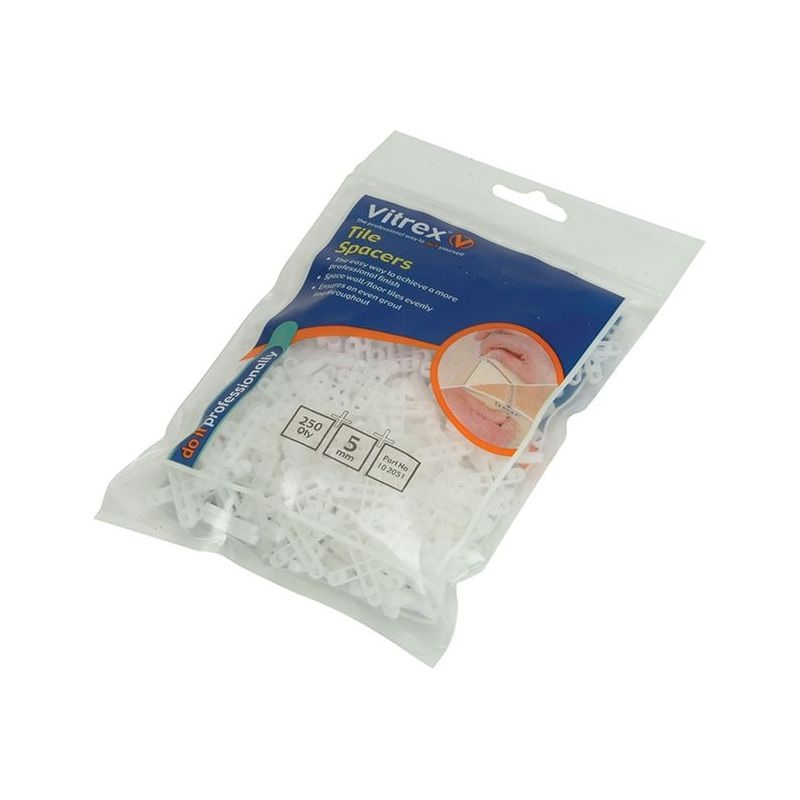 Vitrex Floor Tile Spacers 5mm (Pack 250)