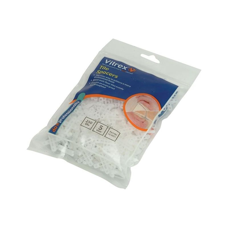 Vitrex Floor Tile Spacers 5mm (Pack 500)