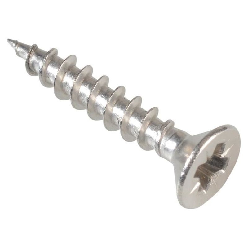 Forgefix Multi-Purpose Pozi Compatible Screw CSK ST S/Steel 3.5 x 20mm Box 200