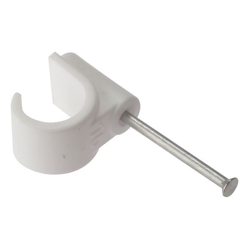 Forgefix Pipe Clip with Masonry Nail 16mm Box 100