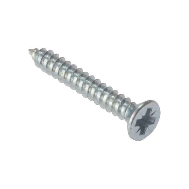 Forgefix Self-Tapping Screw Pozi Compatible CSK ZP 1in x 6 Box 200