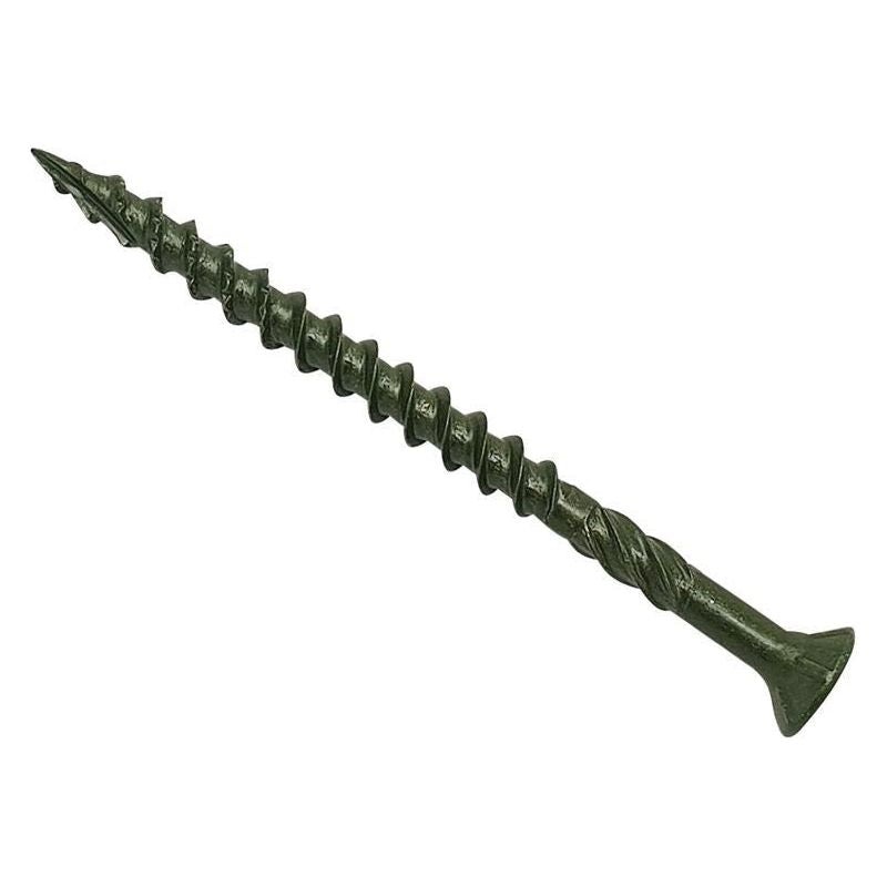 Forgefix Spectre Advanced Deck PZ Compatible Screw CSK Green 4.5 x 60mm Box 200