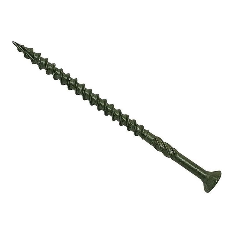Forgefix Spectre Advanced Deck PZ Compatible Screw CSK Green 5.0 x 100mm Box 100