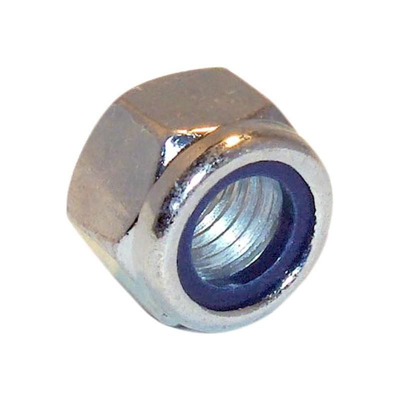 Forgefix Hexagon Nut & Nylon Insert ZP M8 Bag 100