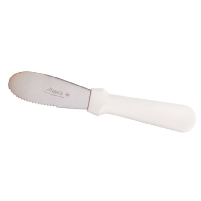 Alegacy Foodservice Products PC288WHCH E Economy Sandwich Spreader 7-3/4 Overall Length Serrated Edge