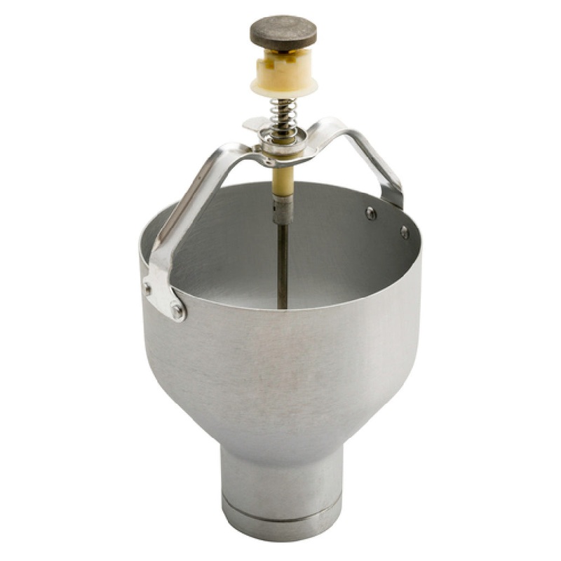 Alegacy Foodservice Products PD10 E Economy Pancake Dispenser 1/2 8 Oz. Dispensing Batter 6-1/2 Dia. X 13 Overall Height