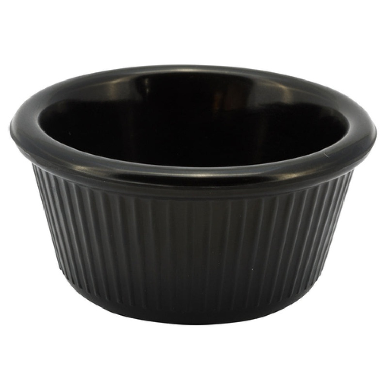 Alegacy Foodservice Products RFM3BLK E Economy Ramekin 3 Oz. 3-3/16 Dia. X 1-5/8H