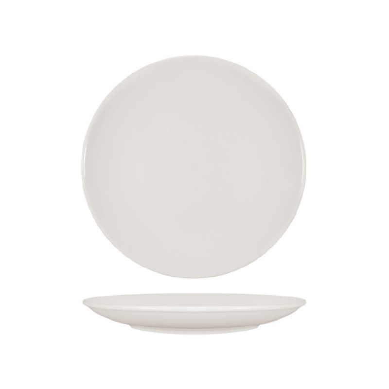 Tuxton ACU-006 Midtown China Plate 9.625 Dia. X 1.25H Ceramic