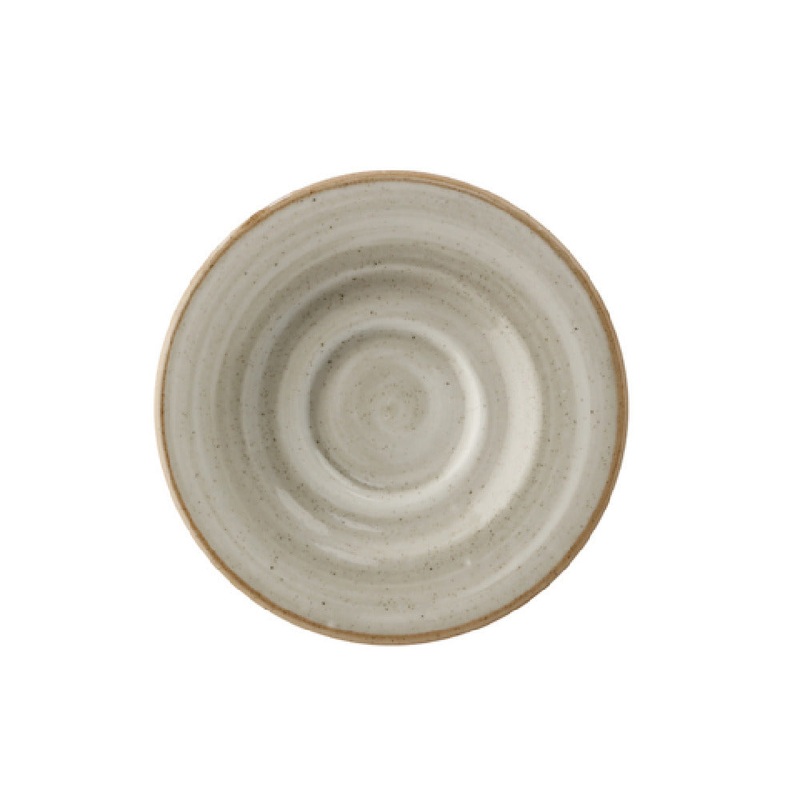 GET Enterprises PA1607800324 Cappuccino Saucer 6-1/4 Dia. Porcelain